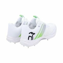 Kookaburra KC 3.0 Cricket Spikes - Senior -Gunn & Moore Shop 3R2316 KC3.0 Green Spike Angle Rear