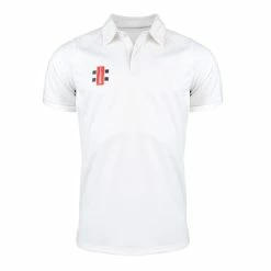 GRAY-NICOLLS Gray Nicolls Pro Performance V2 S/S Cricket Shirt 8 GRAY-NICOLLS Gray Nicolls Pro Performance V2 S/S Cricket Shirt -Gunn & Moore Shop CCAB23ClothingProPerformanceShirtv2SSIvoryFront