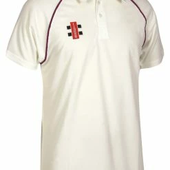 GRAY-NICOLLS Gray Nicolls Matrix Cricket Shirt 12 Pack With Logo 11 GRAY-NICOLLS Gray Nicolls Matrix Cricket Shirt 12 Pack With Logo -Gunn & Moore Shop CCAD14Shirt 20MatrixShirtMaroonTrim SML
