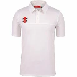 GRAY-NICOLLS Gray Nicolls Pro Performance Junior Polo Shirt 5 GRAY-NICOLLS Gray Nicolls Pro Performance Junior Polo Shirt -Gunn & Moore Shop CCFC18PolohirtProPerformanceWhiteFront 27a6ccf4 35f2 4d48 aade c984f82f38ca