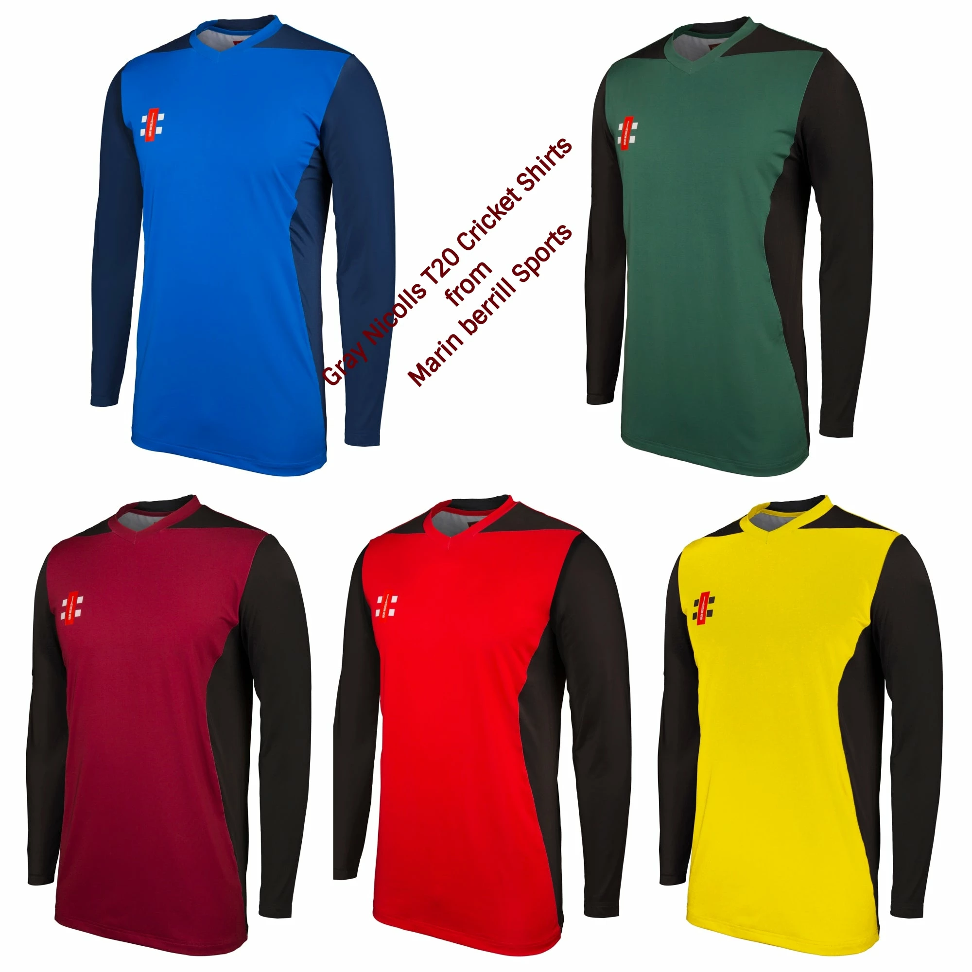 GRAY-NICOLLS Gray Nicolls T20 Shirt Junior Long Sleeve 1 GRAY-NICOLLS Gray Nicolls T20 Shirt Junior Long Sleeve