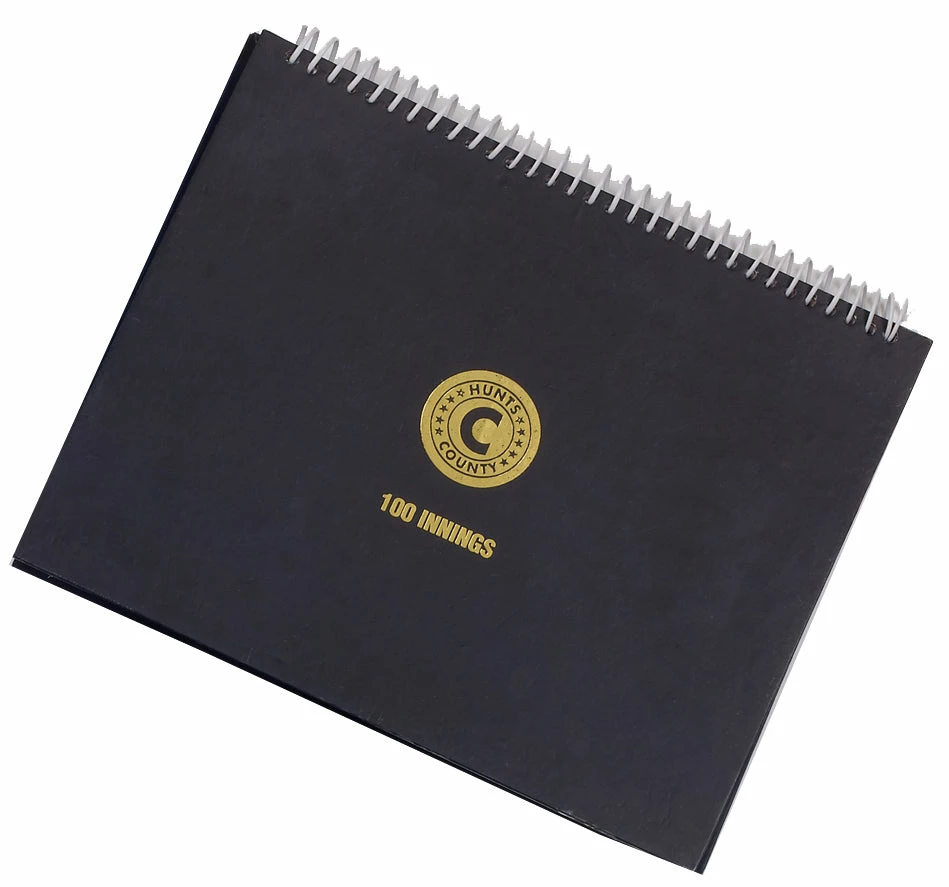 Hunts County 100 Innings Scorebook 1 Hunts County 100 Innings Scorebook