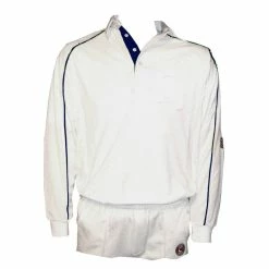Hunts County Active Cricket Shirt Long Sleeve Activ Fit