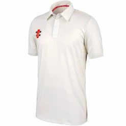 GRAY-NICOLLS Gray Nicolls Pro Performance Cricket Shirt 12 Pack With Logo 7 GRAY-NICOLLS Gray Nicolls Pro Performance Cricket Shirt 12 Pack With Logo -Gunn & Moore Shop PRO PERFORMANCE IVORY SML