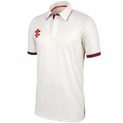 GRAY-NICOLLS Gray Nicolls Pro Performance Cricket Shirt 12 Pack With Logo 8 GRAY-NICOLLS Gray Nicolls Pro Performance Cricket Shirt 12 Pack With Logo -Gunn & Moore Shop PRO PERFORMANCE MAROON SML
