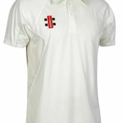 GRAY-NICOLLS Gray Nicolls Storm Cricket Shirt 12 Pack With Logo 5 GRAY-NICOLLS Gray Nicolls Storm Cricket Shirt 12 Pack With Logo -Gunn & Moore Shop STORM IVORY SML
