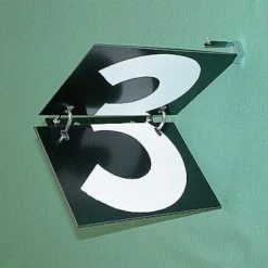 R J Hill Engineering Telegraph Number Plates 0-9